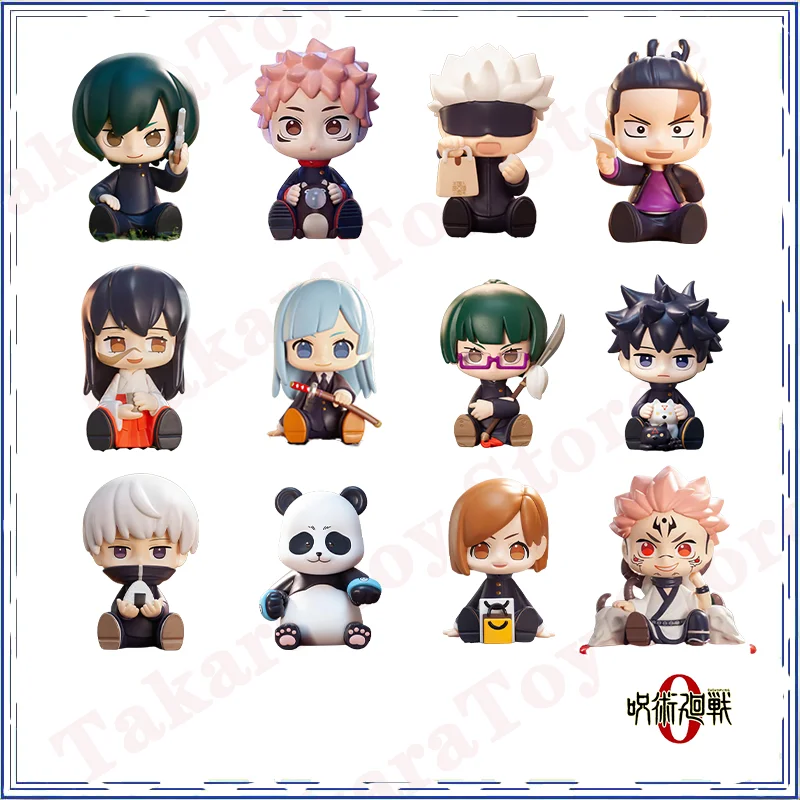 

Jujutsu Kaisen genuine MYSTERY figure Series Q-version mini Anime figure Yuji Megumi Nobara Gojo Suguru Sukuna Kasumi In shelf