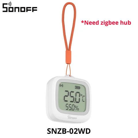 SONOFF SNZB-02WD датчик температуры и влажности