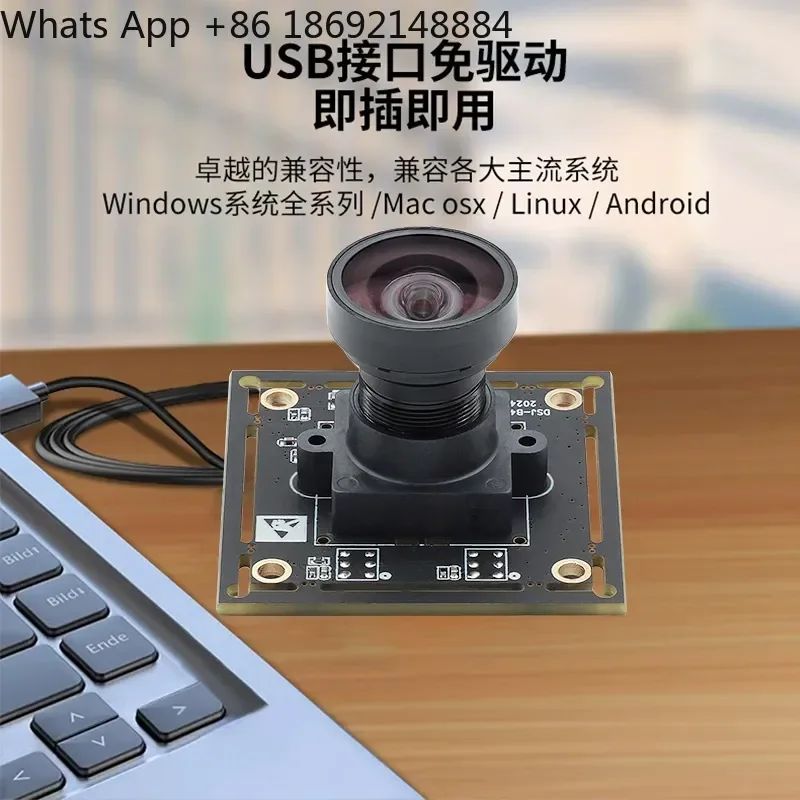 Фото Модуль USB-камеры 4K 8 МП с сенсором IMX274 для промышленных компьютеров и устройств Android, совместимый с UVC, не требует драйверов №1
