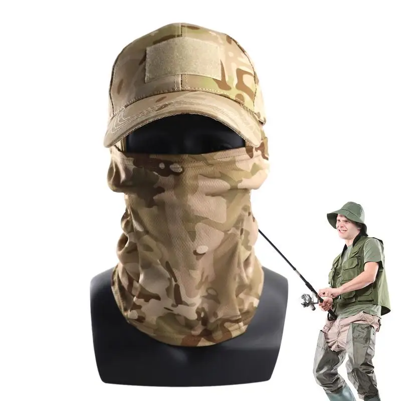 Uflage Face Cover Hat Set УФ-защита Half Bandanas Neck Gaiter Дышащая бандана Летний комплект чехлов для