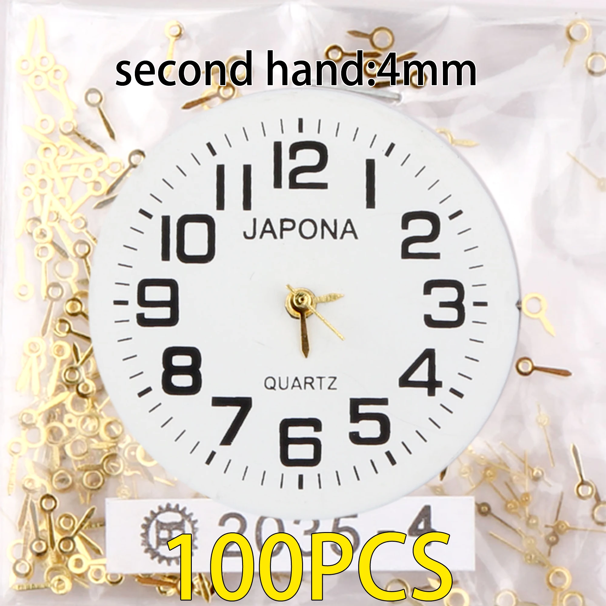 100pcs watch hands Gold Watch hand  Watch pointer 2035 watch hand, applicable PC21 hand sl68 hand gl68 hand sl39 hand pe10 hand