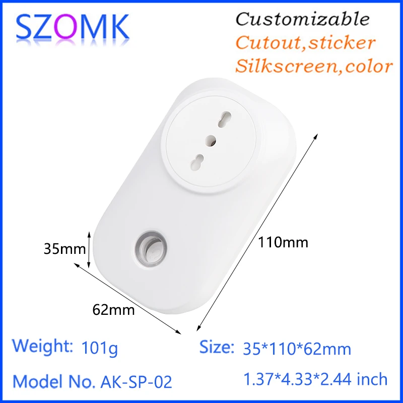 SZOMK OEM австралийский стандарт огнестойкий ПК электрическая умная розетка