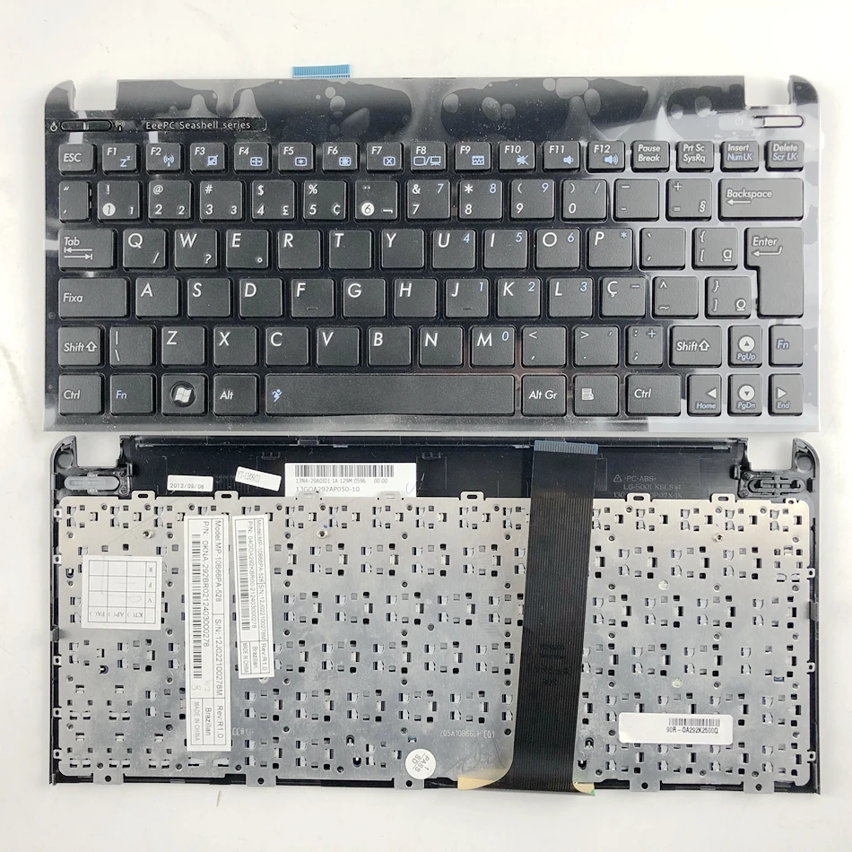 

Бразильская Клавиатура для ноутбука Asus Eee PC 1015 1015B 1015BX 1015PW 1015CX 1015PD 1011 1015PX с рамкой BR Макет