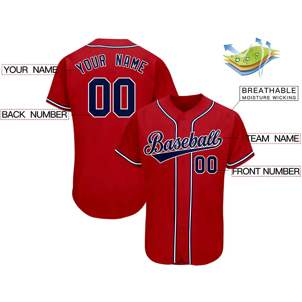 

Personalized Custom Baseball Jersey Customized Baseball Streetwear Shirt For Your Name Number Men Women Kids Any Style Or Color