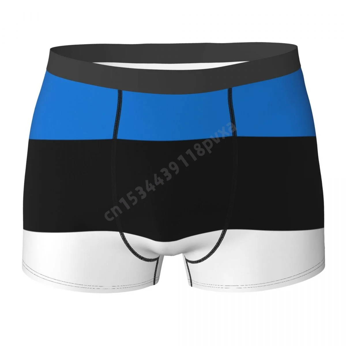 

Men Panties Estonia Flag Estonians Country Boxer Shorts Polyester Underpants For Boys Male Large Size