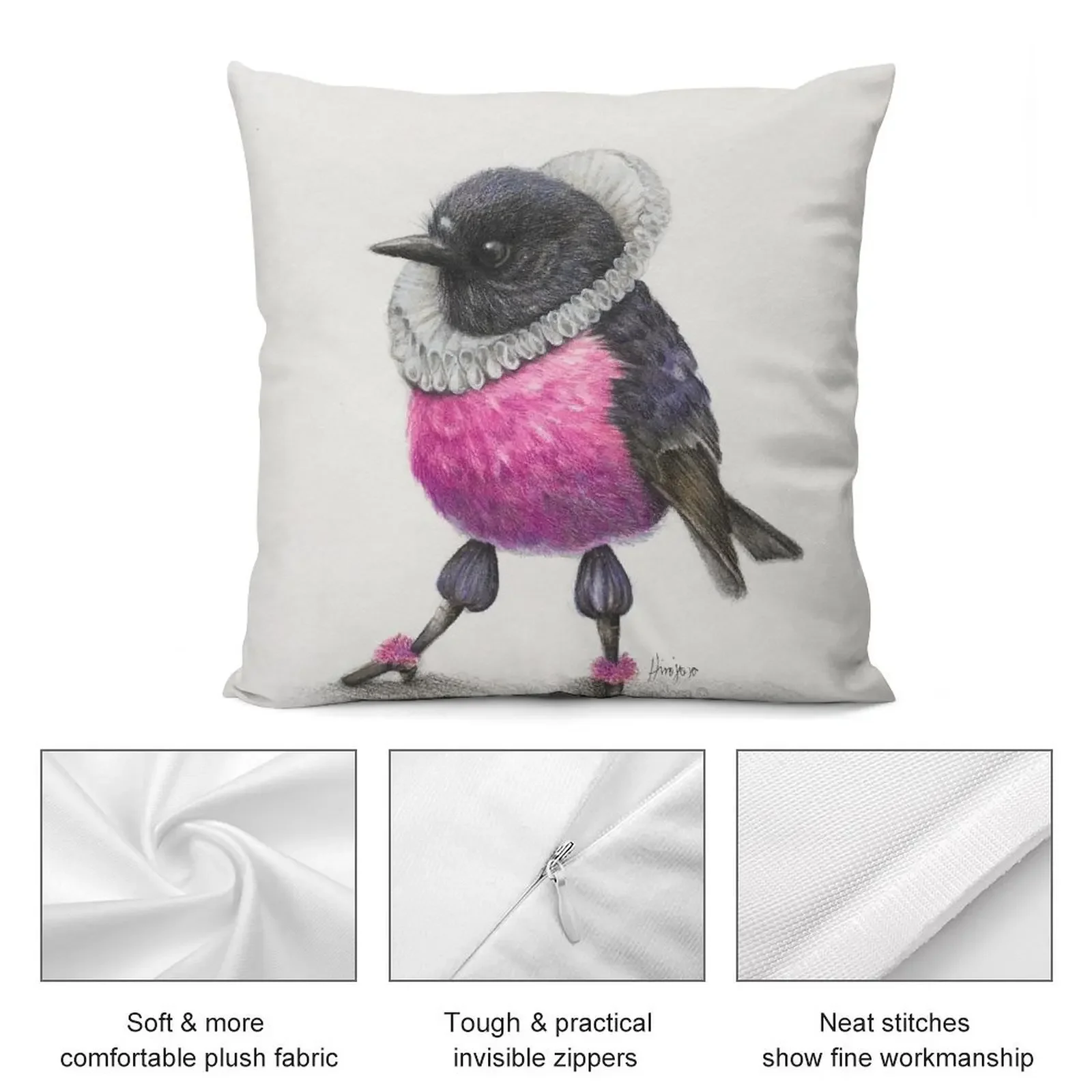 Розовая декоративная подушка Jacobean диванные подушки рождественская для дома