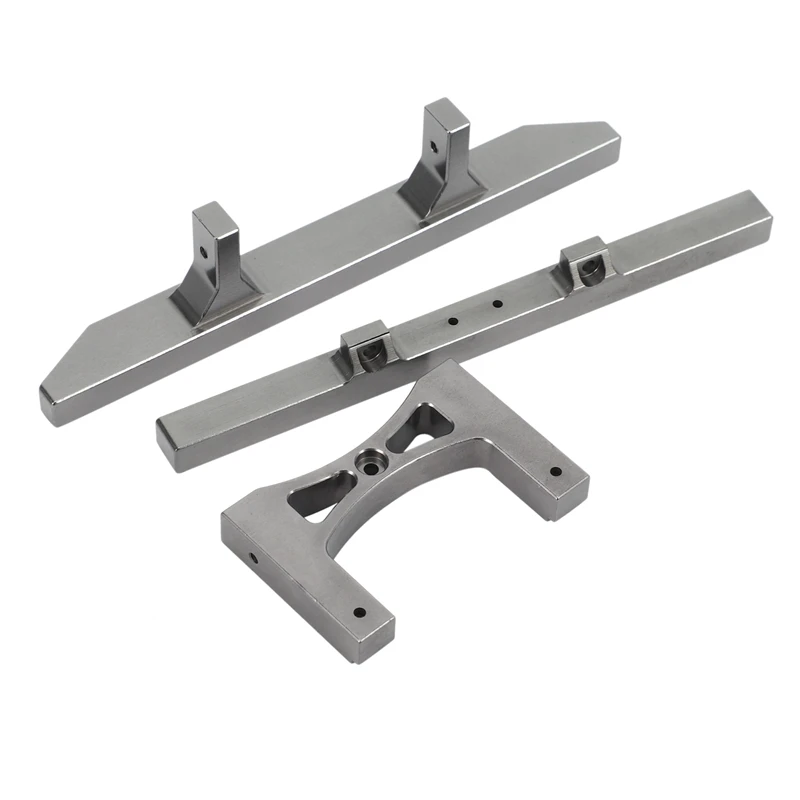 For Q65 C606 D844 1:10 2.4G 4WD RC Car Jeep Spare Parts Metal Upgrade Accessories Front And Rear Bumpers