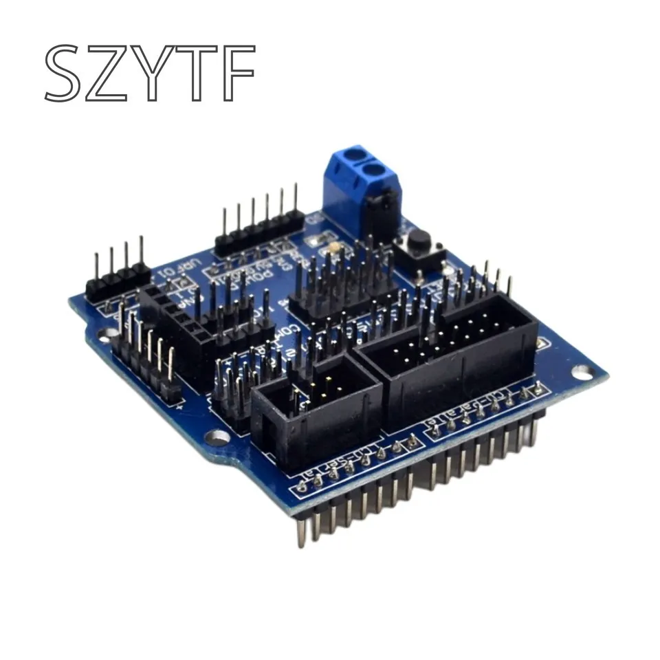 Щит датчика V5.0 плата расширения UNO MEGA R3 V5 Для Arduino электронные строительные блоки