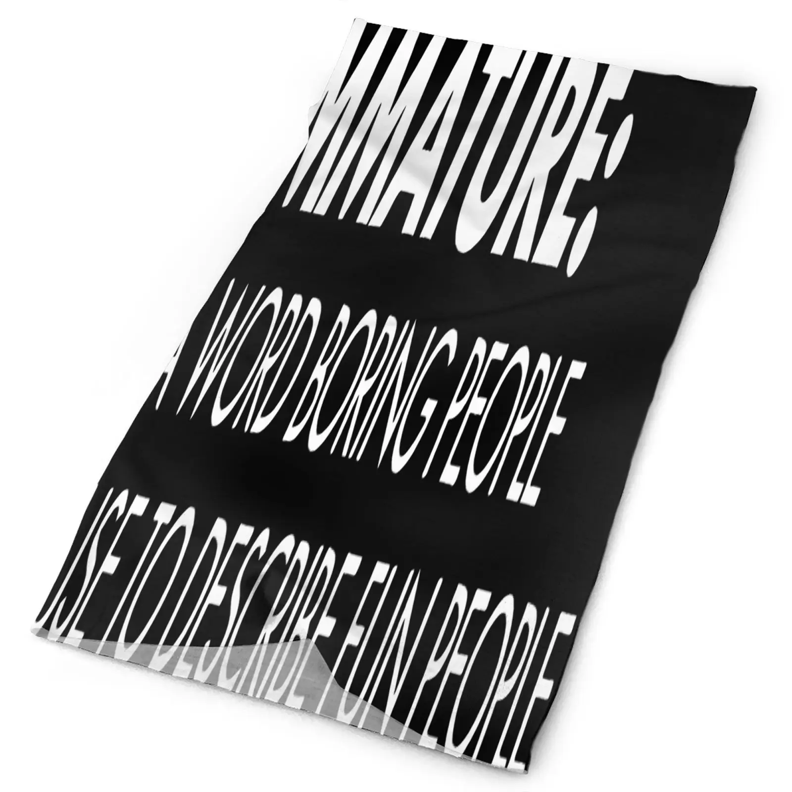 

Мужская бандана-повязка с надписью «A Word Boring People»