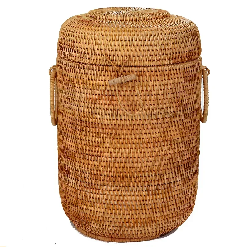 Многофункциональная корзина для хранения из ротанга органайзер ручной работы