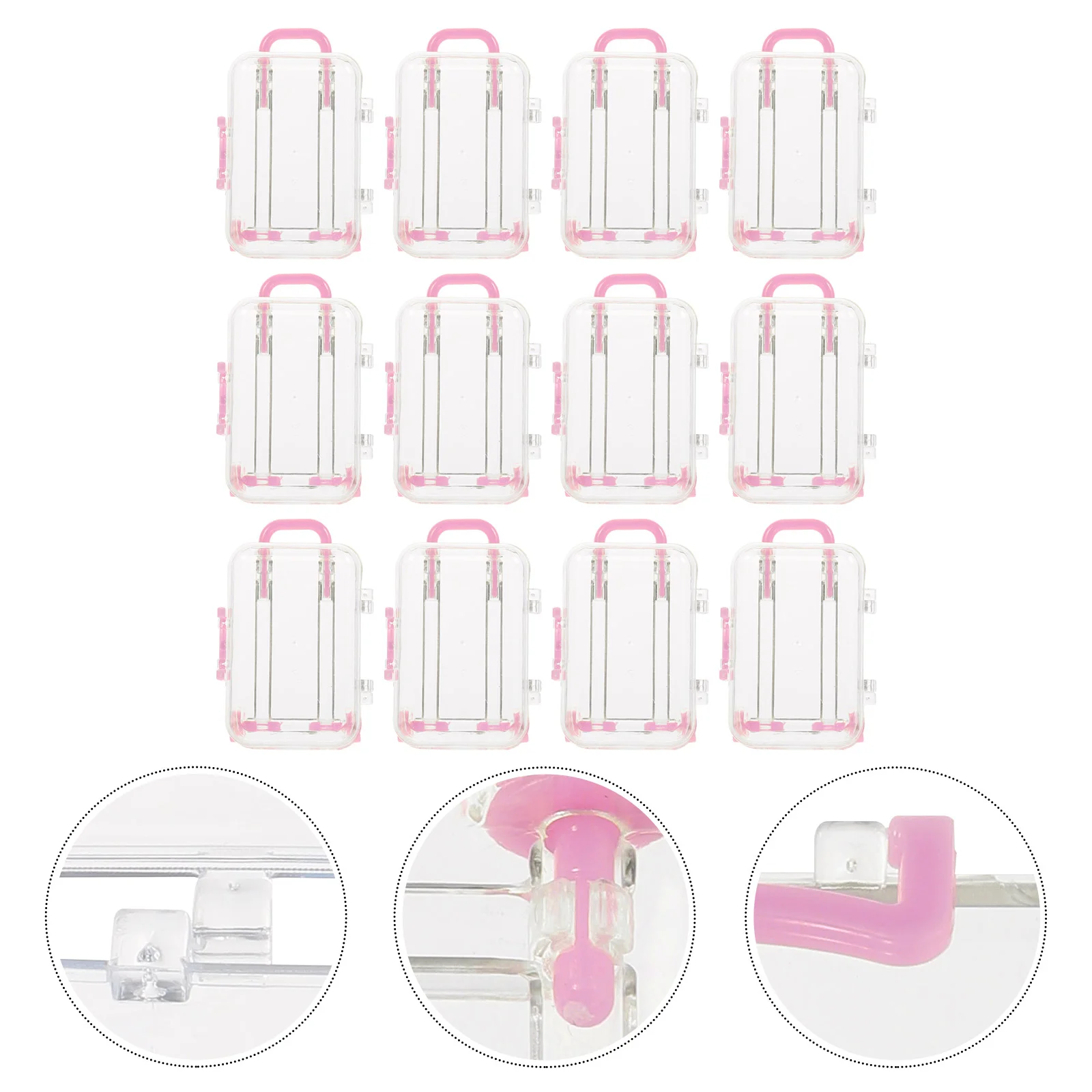 

Trolley Case Clear Candy Boxes Candies Box Supplies Candy Holders Gift Cases Transparent Storage Containers Protectors