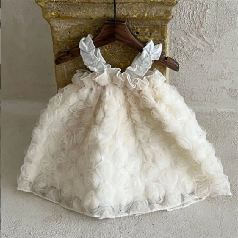 

Baby Girl Clothes Summer Flower Princess Baby Dresses 1st Birthday Party Dress For Girls Kids Toddler Girl Dress Infant Clothing