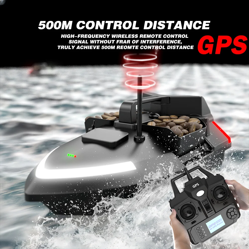 

Радиоуправляемая приманка Flytec V020, GPS, 500 метров, лодка-гнездо, интеллектуальное позиционирование, рыболовные лодки с высокой скоростью, игру...