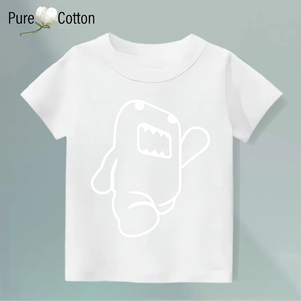 Детская Флуоресцентная Хлопковая Футболка С Круглым Вырезом И Короткими