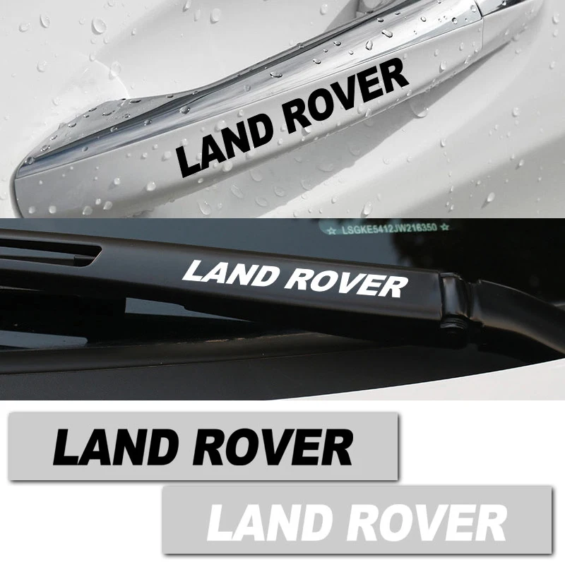 

4pcs Car Vinyl Pvc Door Handles Wiper Stickers Decals Auto Accessories for Land Rover A9 Range Rover Sport Evoque Freelander Et