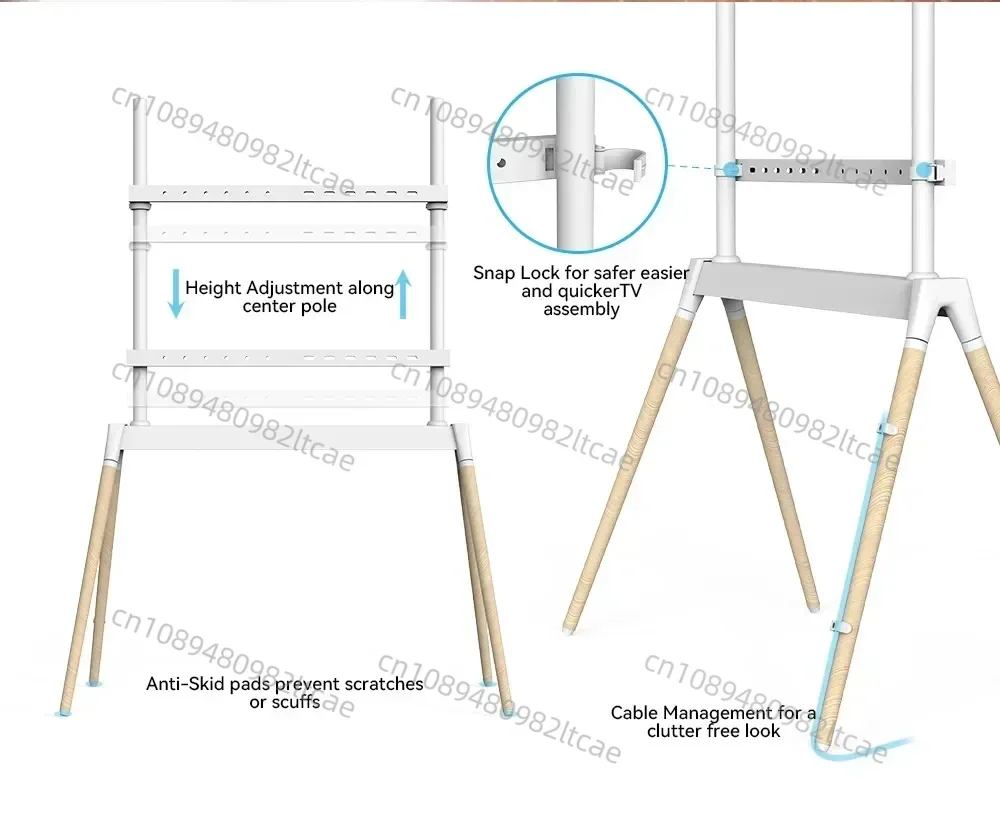 Мольберт под телевизор в современном стиле 45–65 дюймов светодиодный ЖК-экран