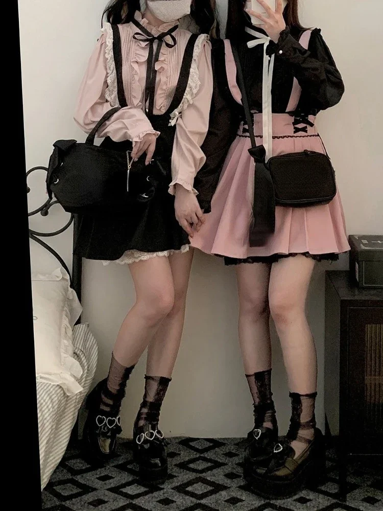 Новинка лета 2024 кружевные короткие юбки в японском стиле &quotЛолита&quot милая