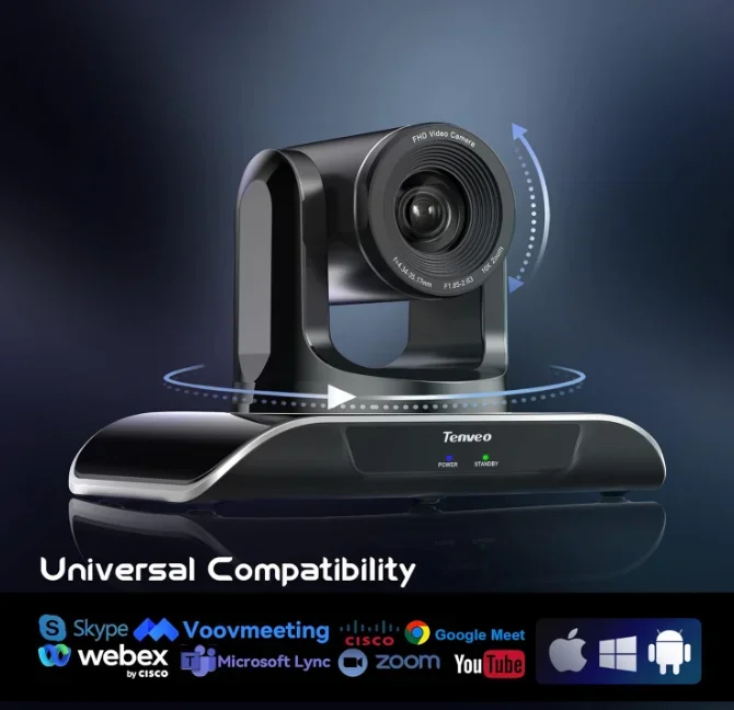 TEVO-VHD10H PTZ-КАМЕРА 10X ZOOM 1080p 60 кадров в секунду HDMI/USB3.0/RJ45 Камера потоковой передачи