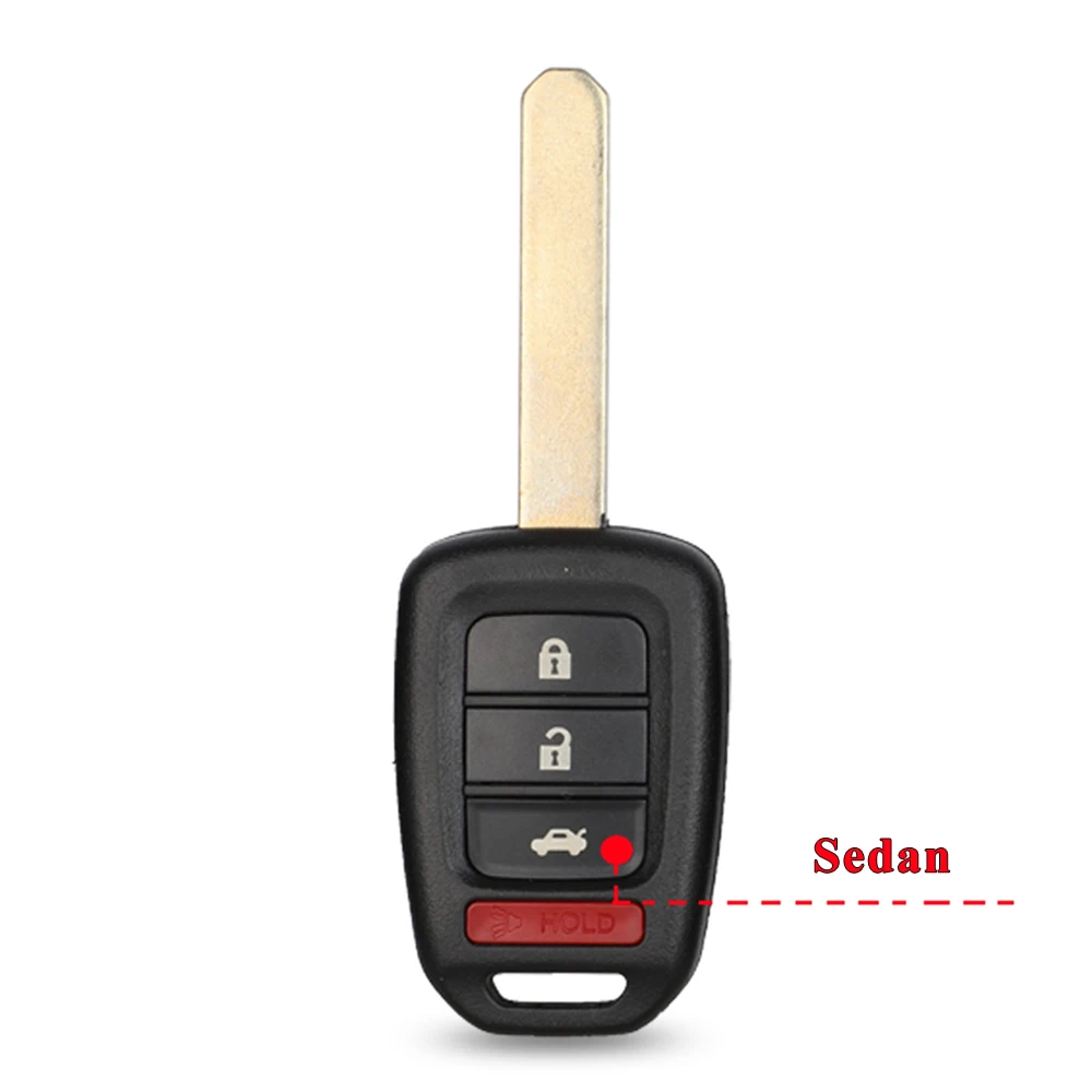 

Jingyuqin 2/3/4 кнопки дистанционного ключа для Honda Accord CR-V FIT XRV VEZEL CITY JAZZ CIVIC HRV FRV чехол для дистанционного ключа брелок