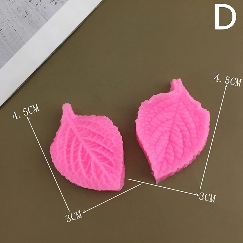 Силиконовые формы для выпечки листьев и цветов