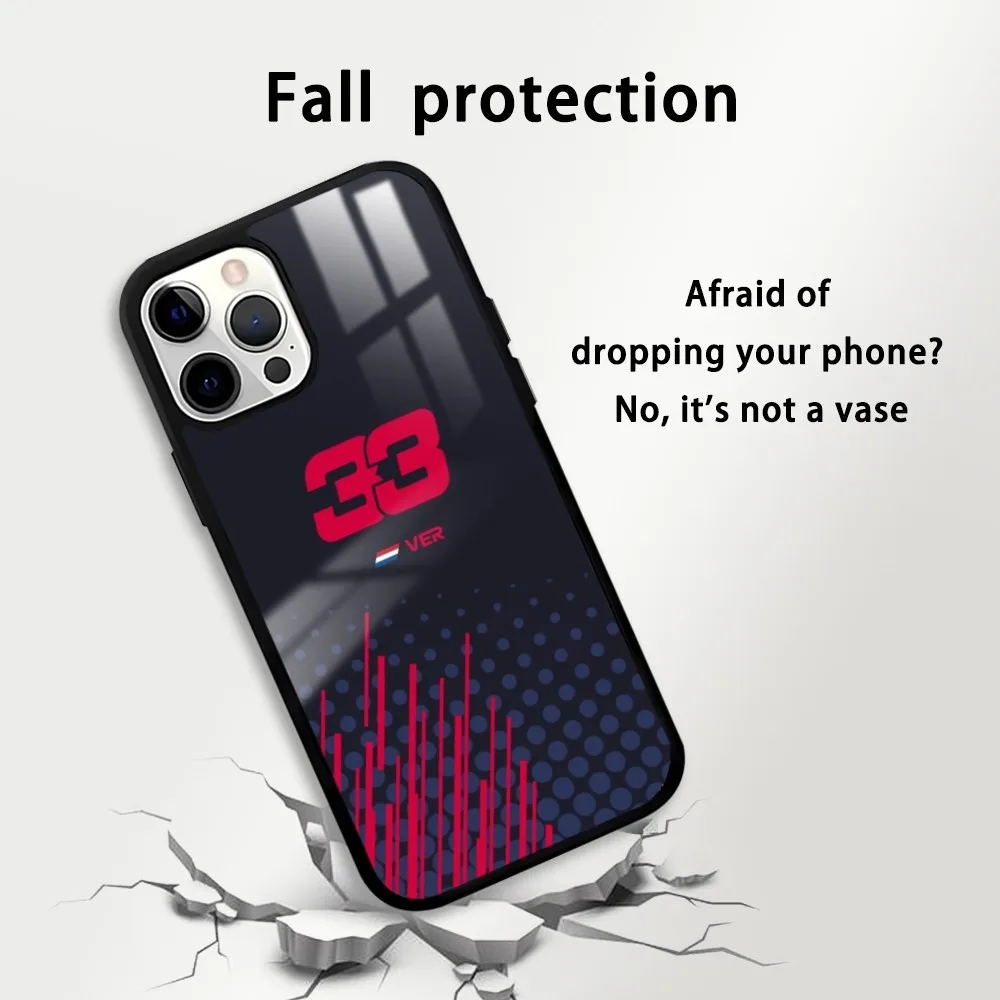 M-Maxs V-verstappen F1 33 Phone Case For IPhone 16 15 14 13 12 11 Pro Xs Max Mini Plus Celulares Hard Funda