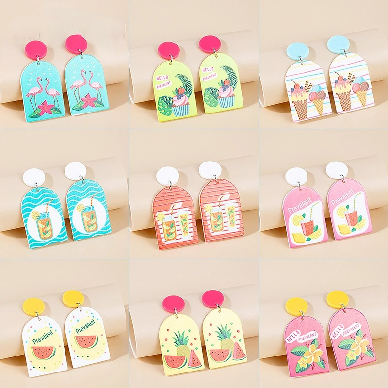 

New 2022 Cute Fashion Cartoon Kawaii Stud Earrings Jewelry for Women Girl Jewelry Gift