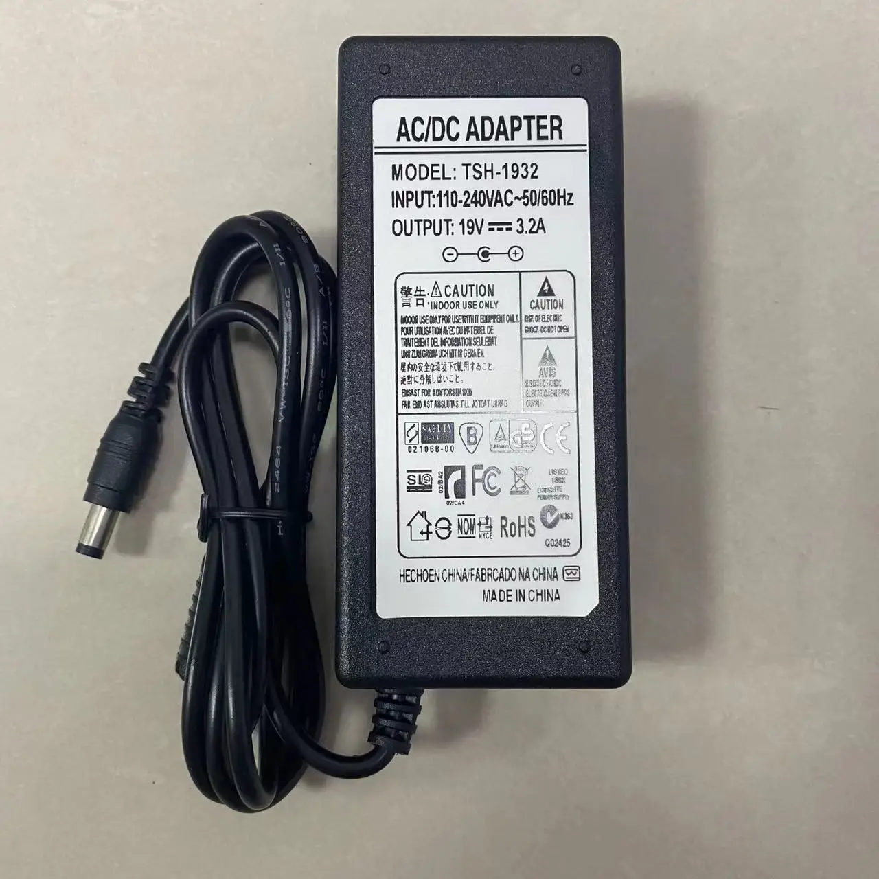 FSM-12S FSM-21S FSM-22S Optical Fiber Fusion Splicer Power Adapter 12S/21S/22S AC/DC Charger 19V 3.2A Made In China