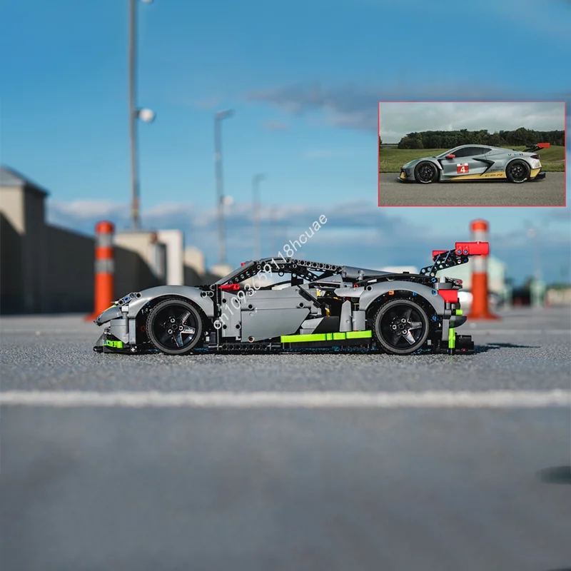 MOC Chevrolette Corvettes C8.R Технологии строительные блоки