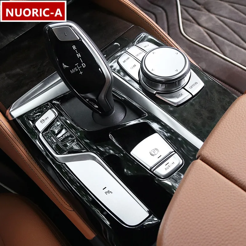 

Автостайлинг консоль переключение передач мультимедийная кнопка декоративная наклейка для BMW 5 серии G30 G38 2018-2021 аксессуары для интерьера