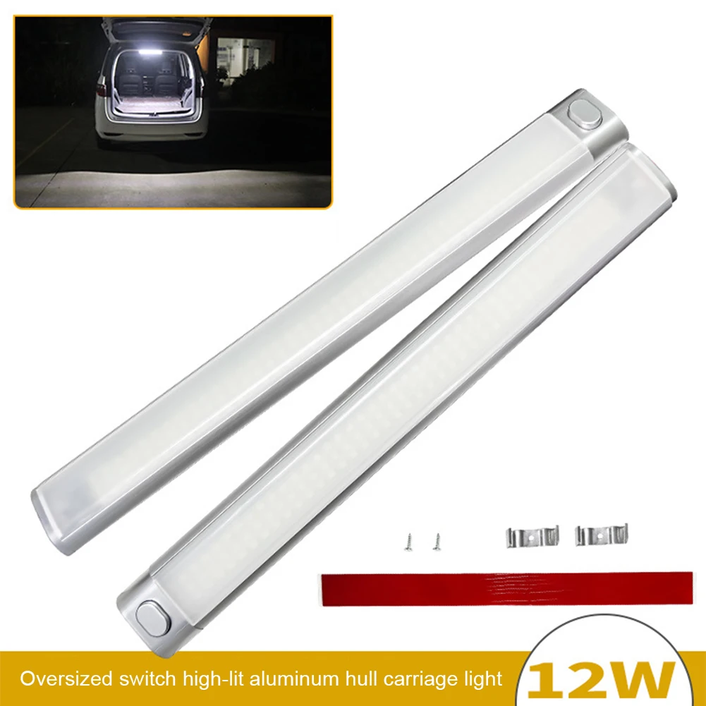 

168 LED Car Interior Light Bar Strip with ON/OFF Switch for Truck RV Van Lorry Camper Boat Caravan Motorhome 12V-80V