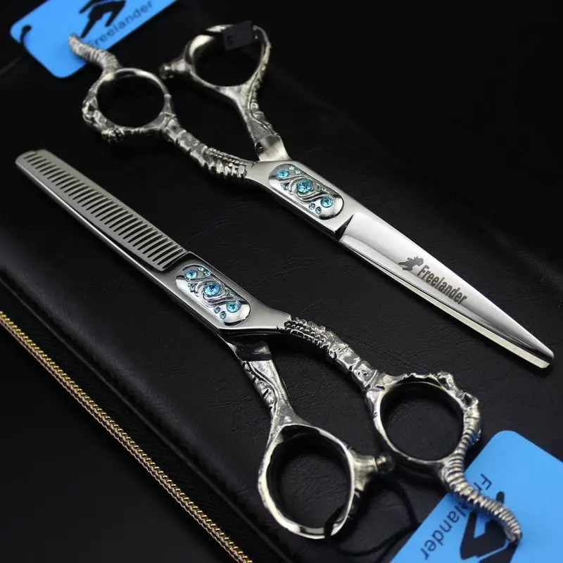 

Freelander 6 Inch Hair Scissors Professional Hairdressing Cutting Scissors Barber Thinning Scissor Hairdresser Haircut Shears