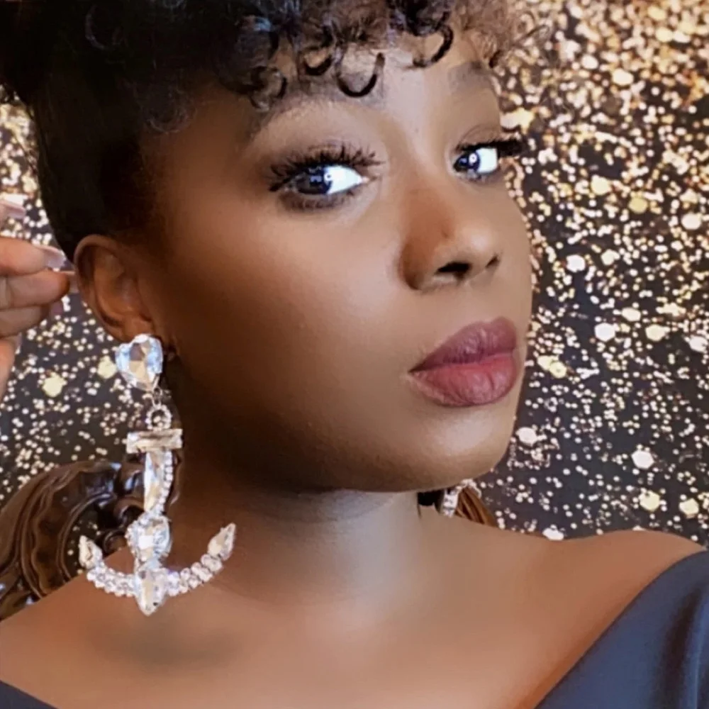 Модные серьги-подвески Stonefans с якорем раньше ювелирные изделия для женщин