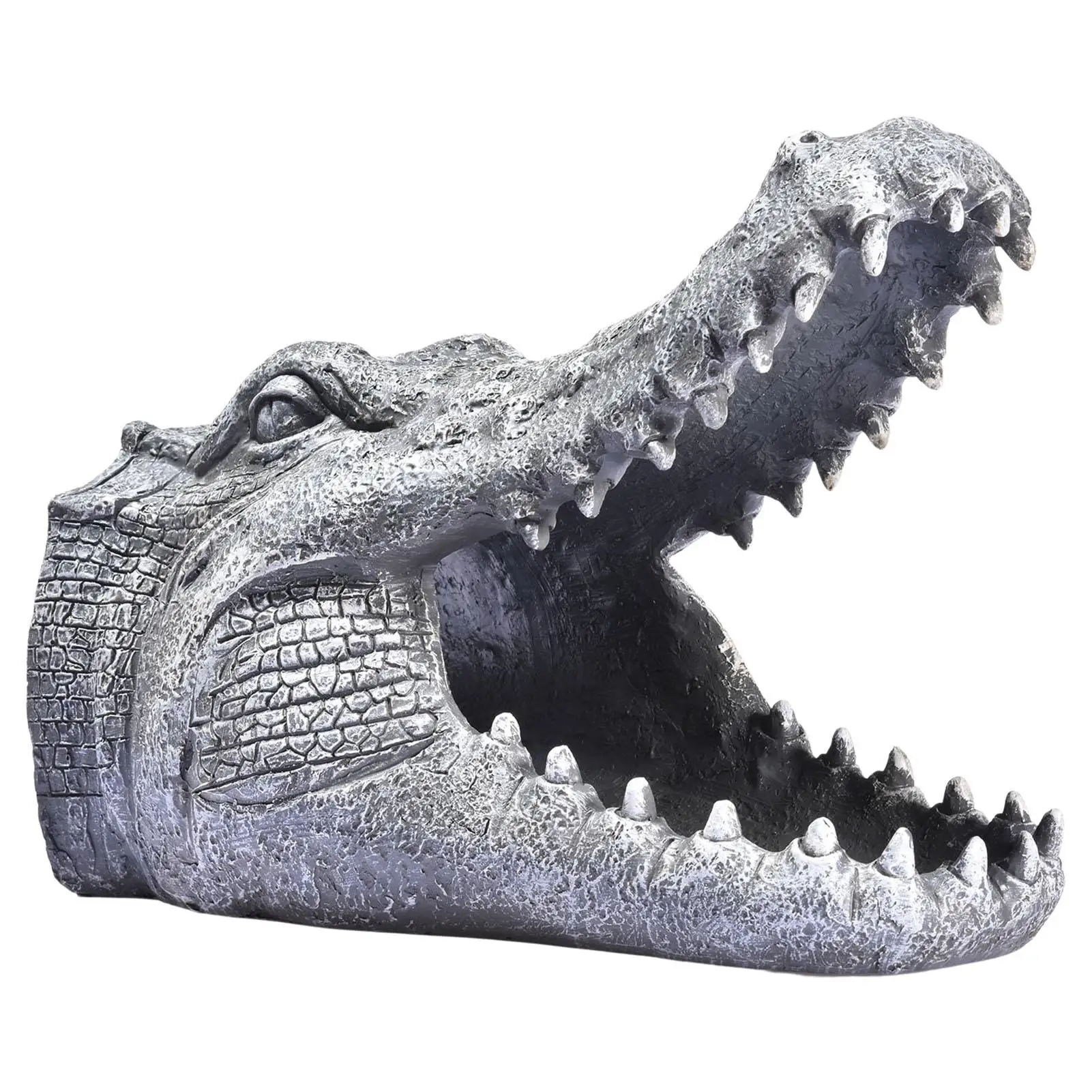 

Crocodile Downspout Extends Gutter Rain Guard Statue Cute Garden