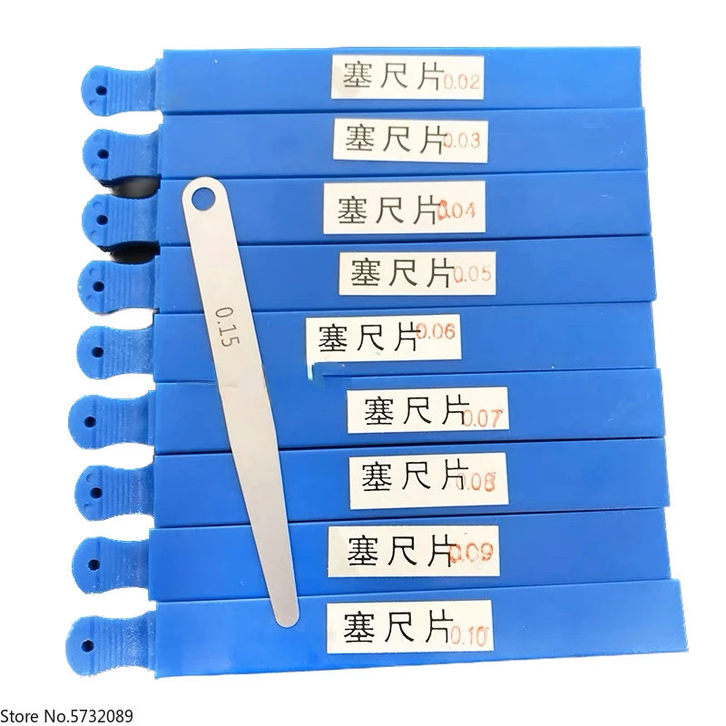 Цельный щуп Shenshen манометр зазора 0 02 03 04 05 06 15 прокладка длина 100