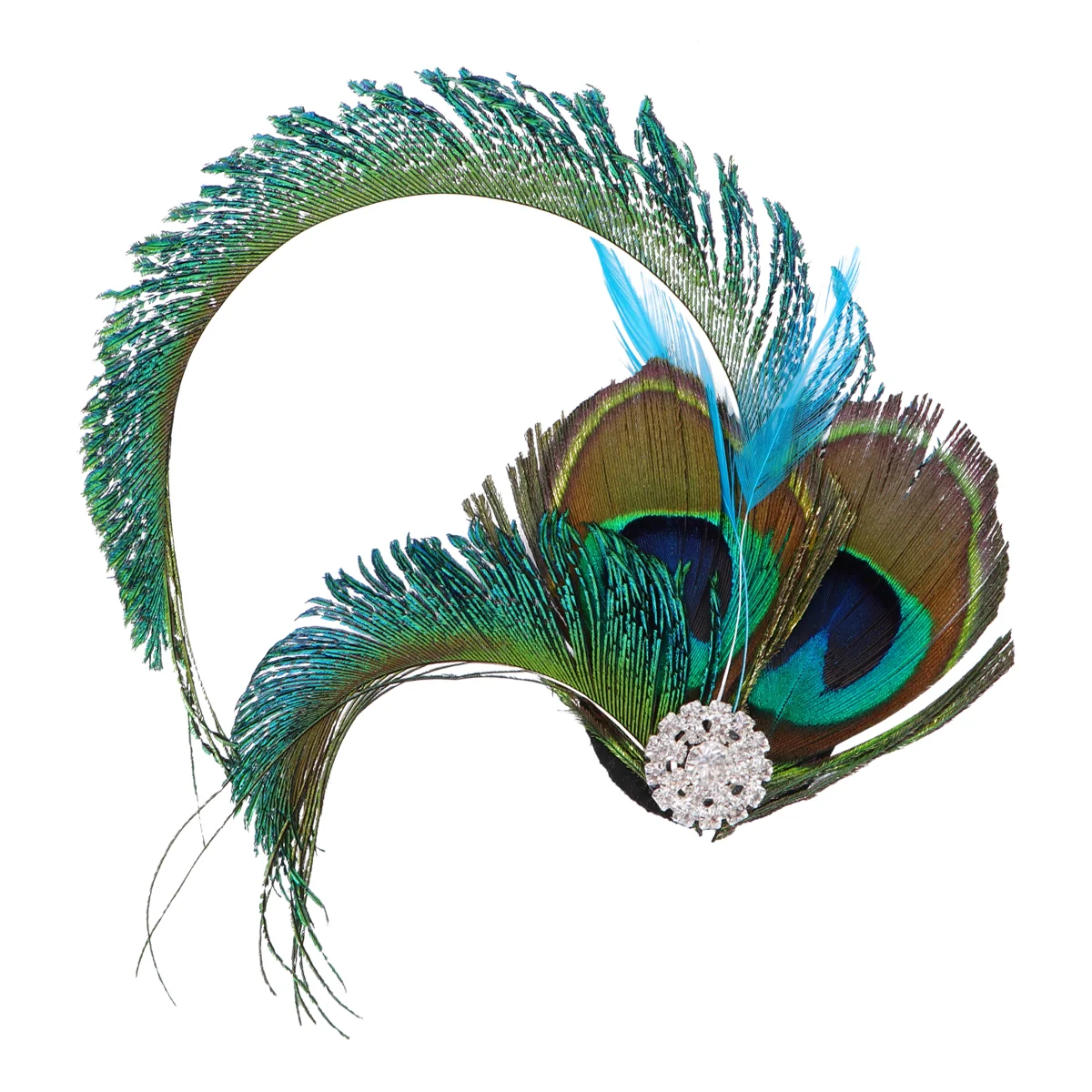 

Аксессуар для волос в виде павлина