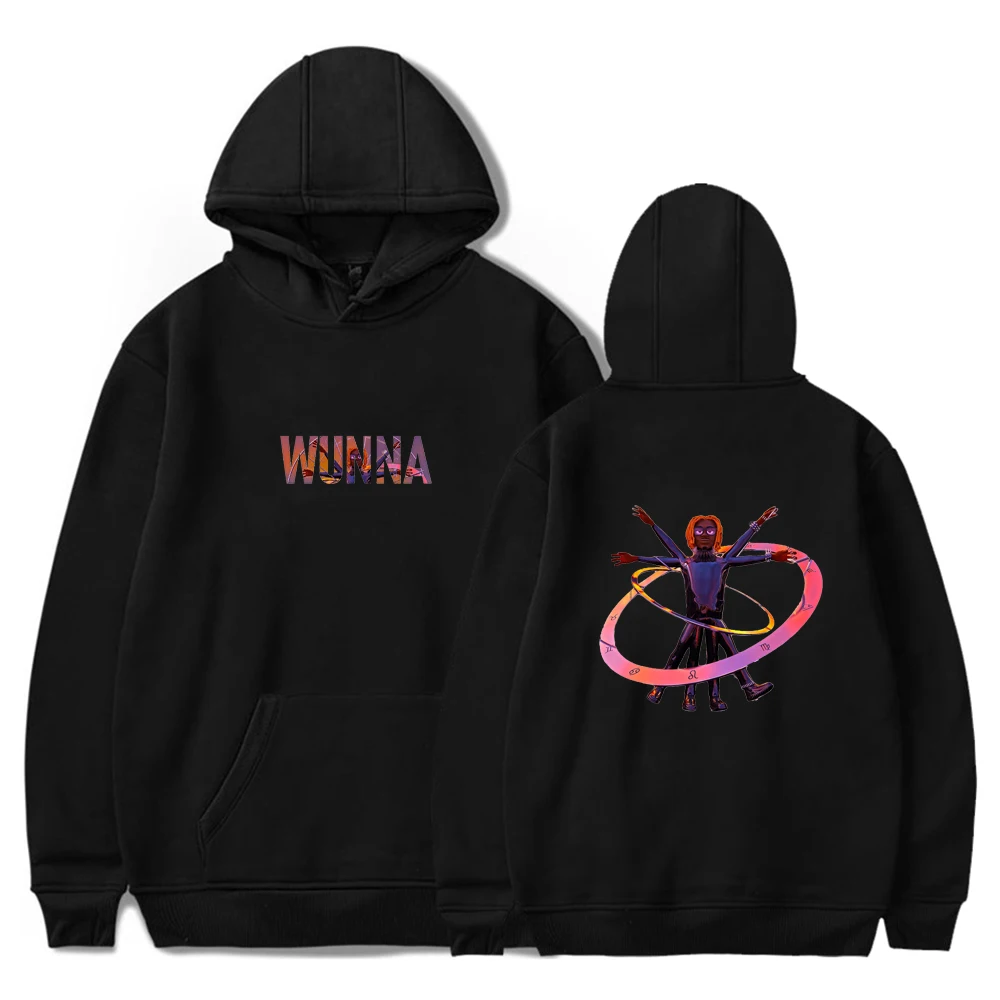 

2022 new European and American autumn/winter cartoon print long sleeve hoodie for men and women