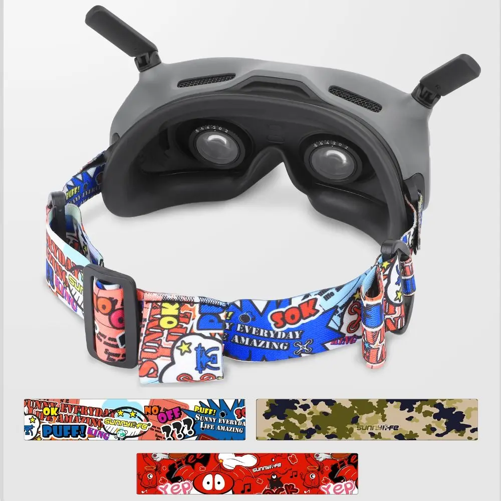 

Для DJI Avata FPV Flight Glasses V2 для очков 2 цвета повязка на голову регулируемый фиксированный эластичный ремешок для аксессуаров DJI Avata