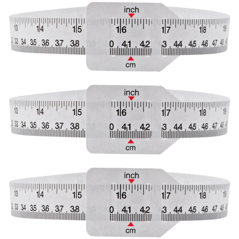 

3-Pack Small Tape Measure To Measure Circumference Of Cups Mugs, Glass Jars And Drinking Glasses DIY Crafts Maker