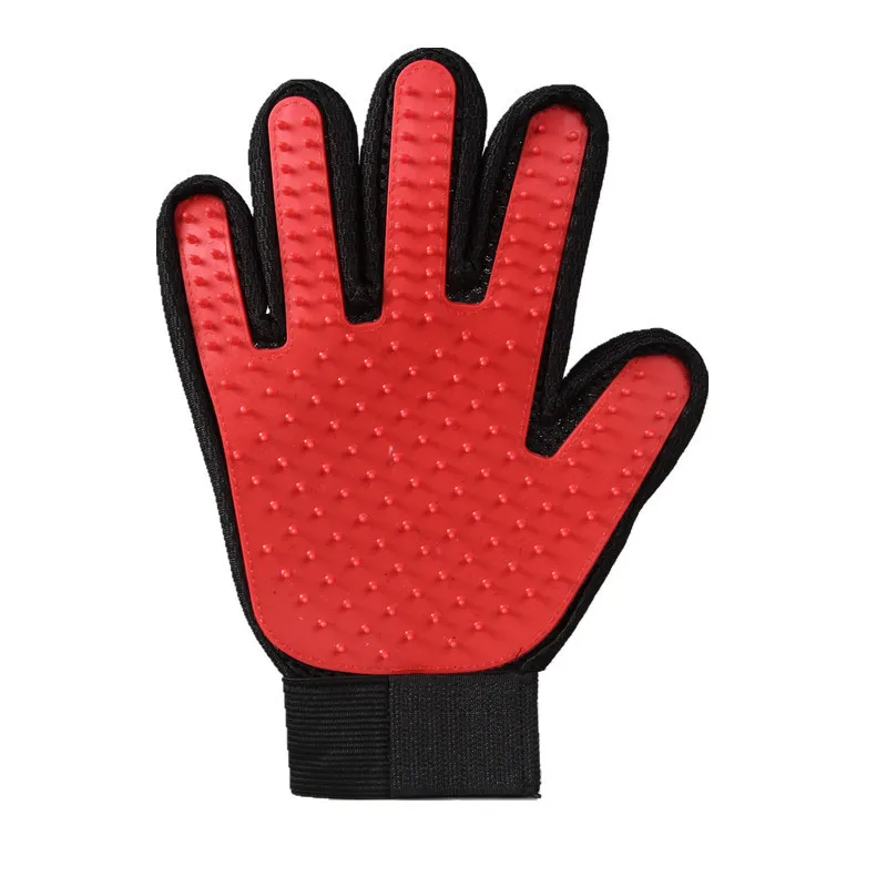 Dog comb 1PC Cat Grooming Glove Pet Hair Remove Gloves Clean Deshedding Effective Massage Combs | Дом и сад