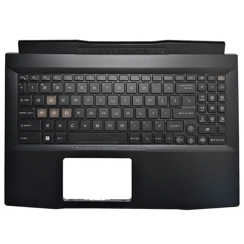 Фото Новинка для Katana 15 B13VEK MS-1585, 15,6 дюйма, крышка упора для рук, верхняя крышка, подсветка клавиатуры/нижняя нижняя крышка, нижний корпус №3