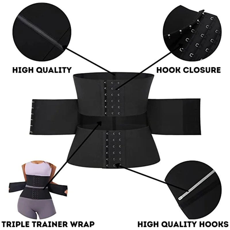 Waist Trainer Belly Bands Women Tummy Control Slimmer Waist Cinchers MISS MOLY Compression Weight Loss Workout Fitness Corset