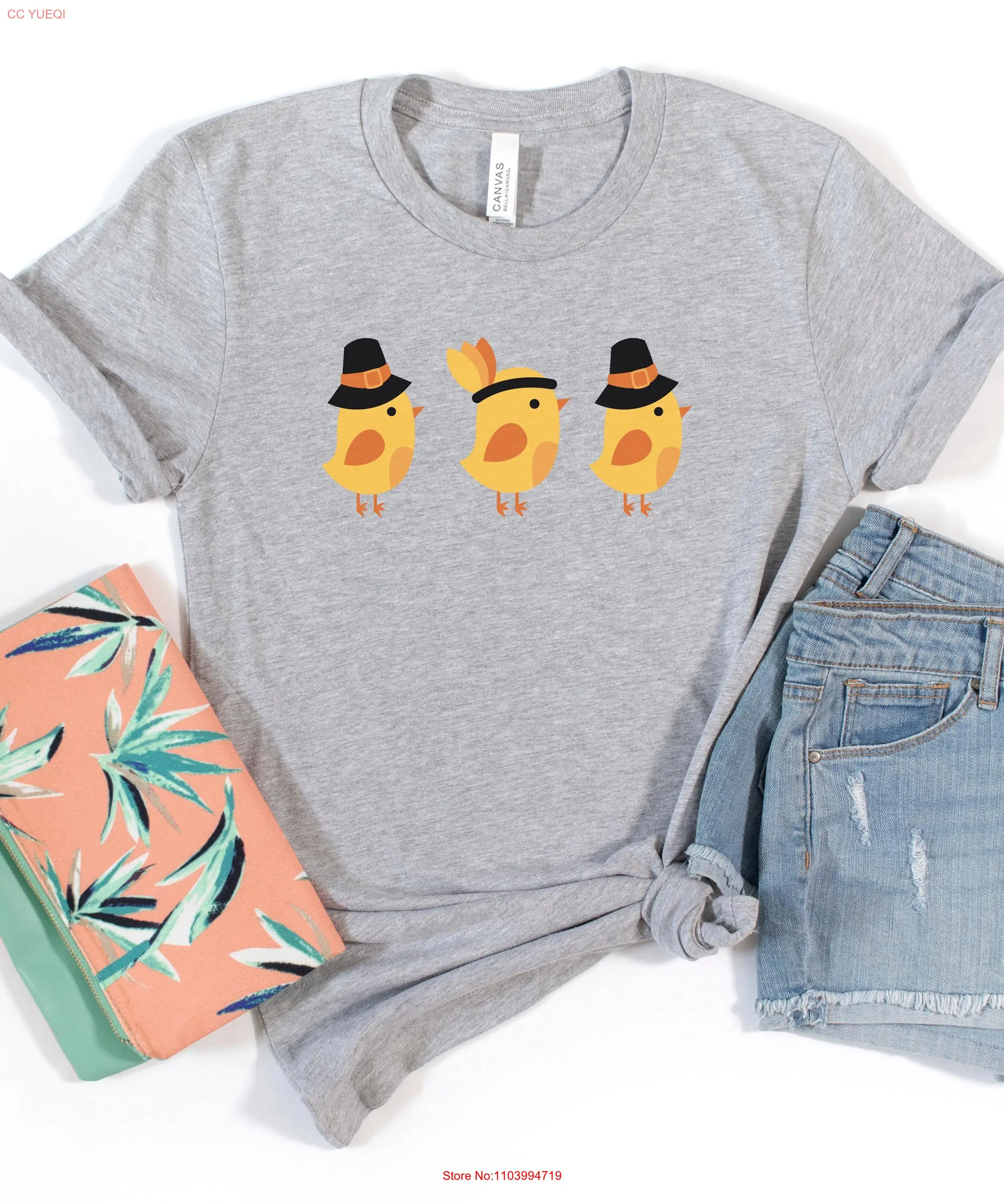 Рубашка с цыпленком на День Благодарения любитель курицы хобби-фермер милая