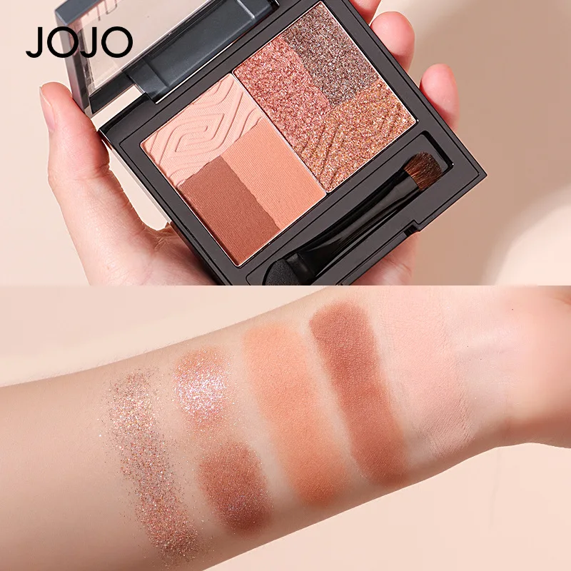 

JOJO Six Color Eyeshadow Palette Matte Pearl Glitter