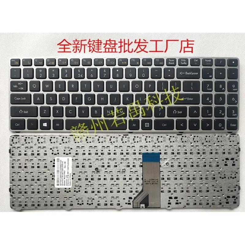 Фото Клавиатура для ноутбуков Shenzhou Haier K570C K610D X3P TWD S510 Wheat 2 US TR BR №1