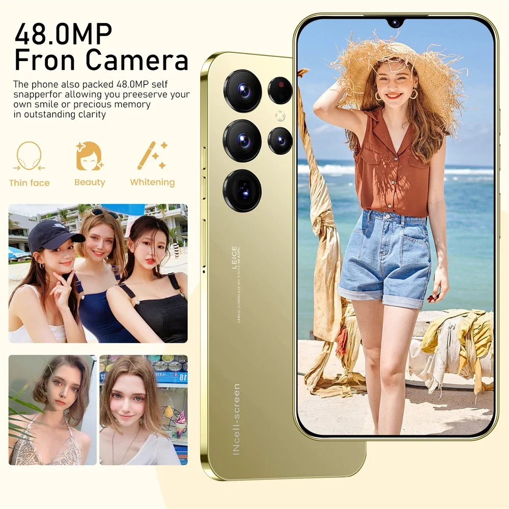 Горячий новый смартфон S24 Ultra 7 3-дюймовый полноэкранный мобильный телефон 4G/5G 22 ТБ