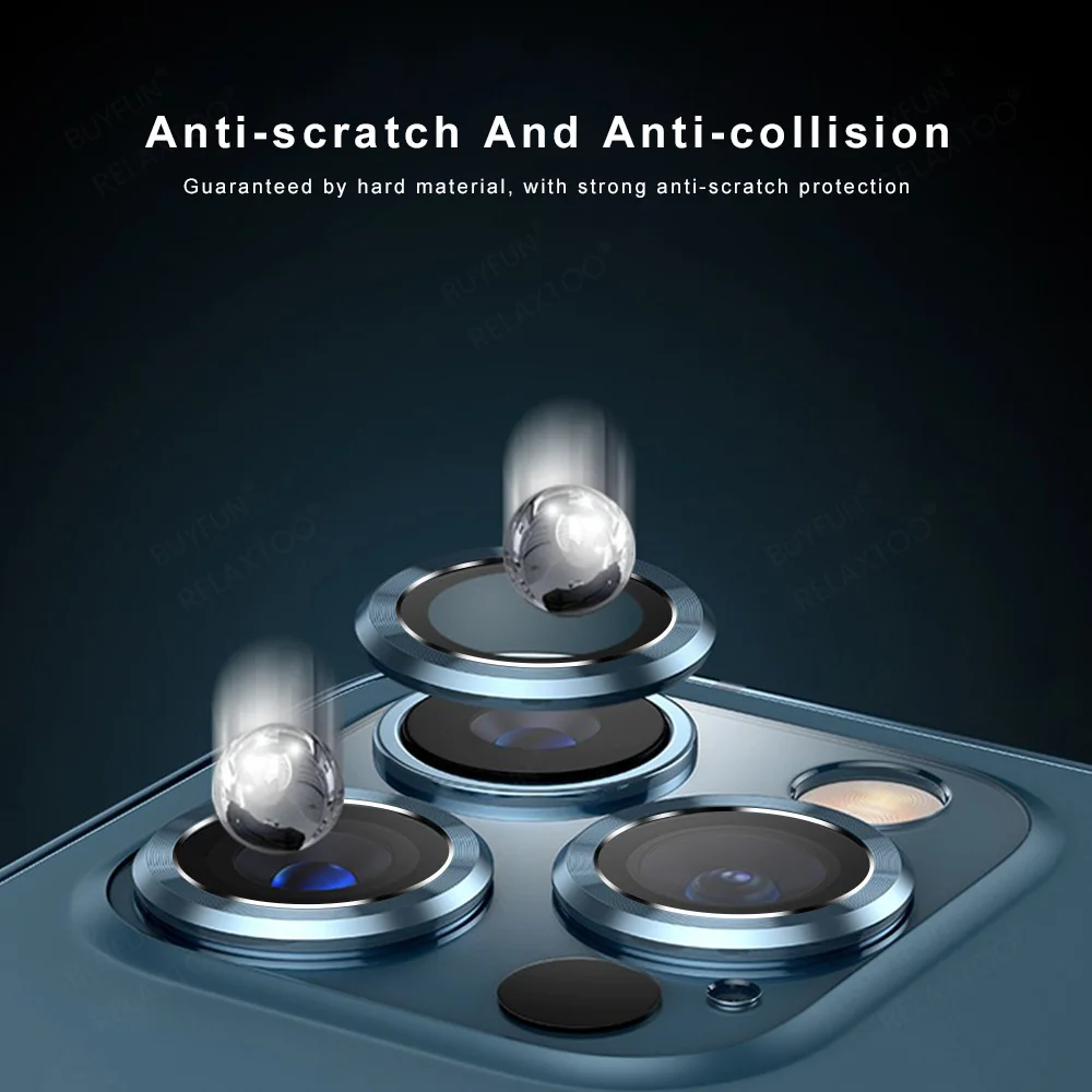 3D защитный чехол с закаленным стеклом и металлическим кольцом для iPhone 13 Pro Max pro Mini