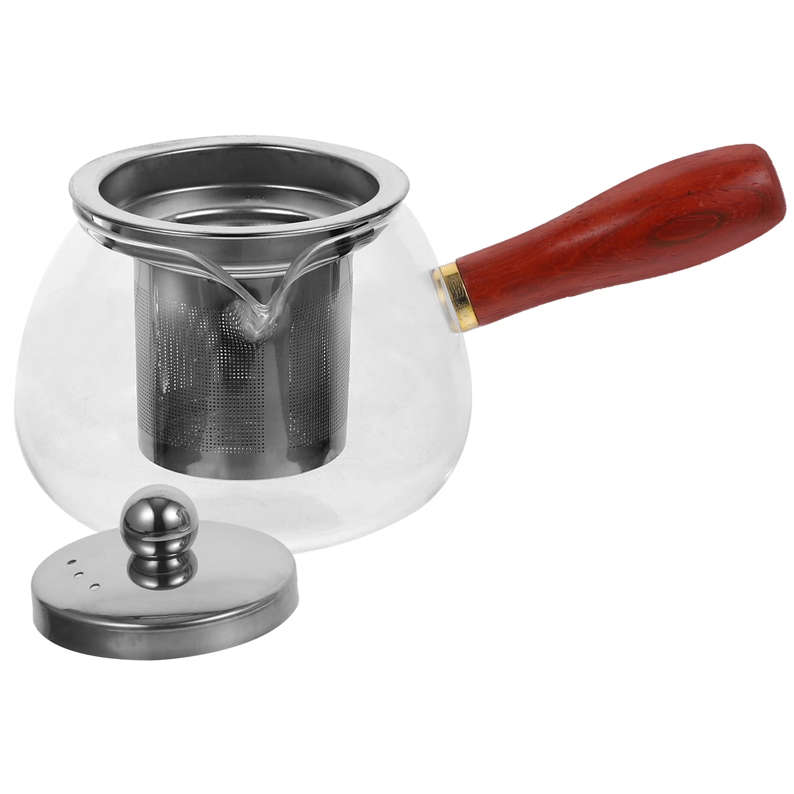 

Household Tearoom Home Glass Glass Tea Kettle Glass Teapot Coffee Pot Kettle Chinese Teapot for Office