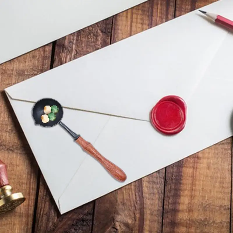 Новые ложки для восковой штамповки с деревянной ручкой