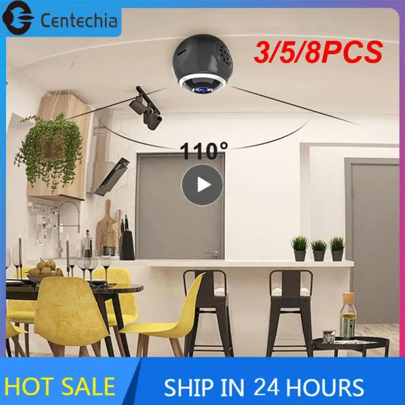 

3/5/8PCS Small Camera Mini Camera Baby Monitor Camera For Ios/android Indoor Wifi Survalance Camera Infrared Night Vision
