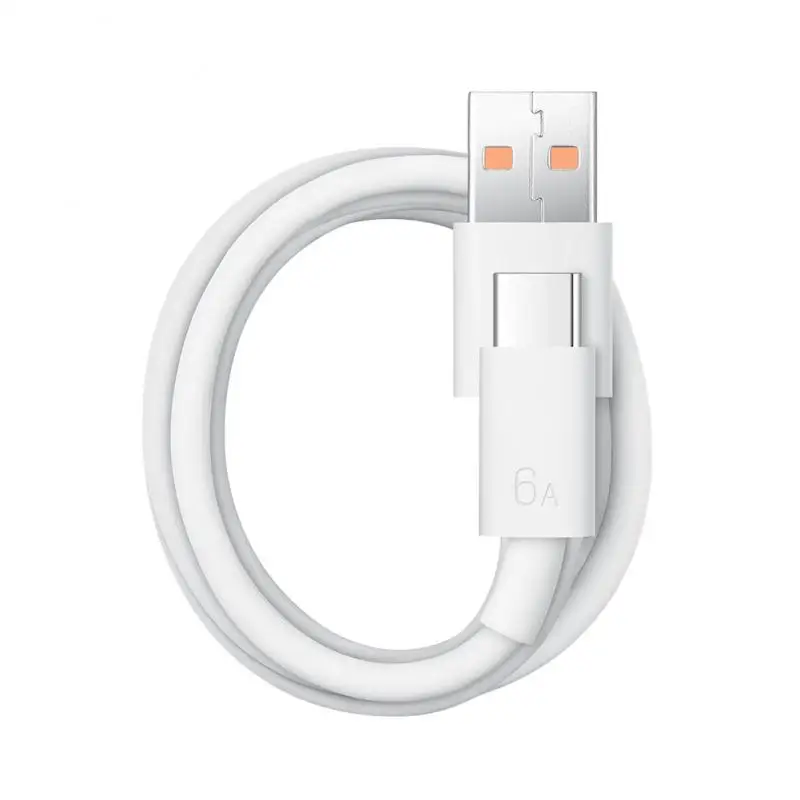 

Portable Usb-c Charger Data Cord Data Transfer Type C Usb Cable 66w Fast Charging For Huawei P40 Pro P30 Type-c Data Cable 6a